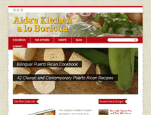 Tablet Screenshot of aidaskitchenboricua.com